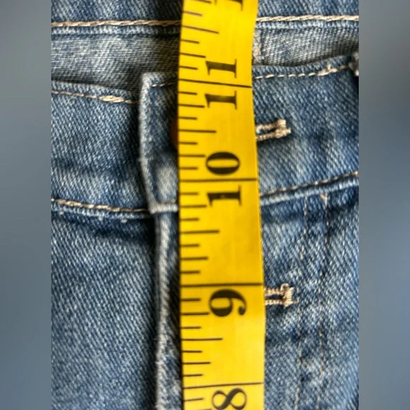 Women’s High Rise Button Fly wide Leg Barrel Jeans size medium - Picture 4 of 7